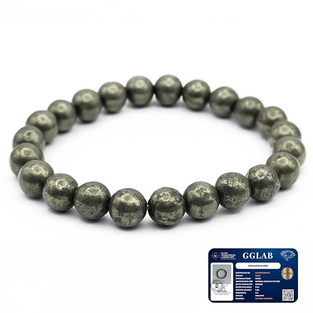 Astrotalk Raw Pyrite Bracelet | Certificate of Authenticity